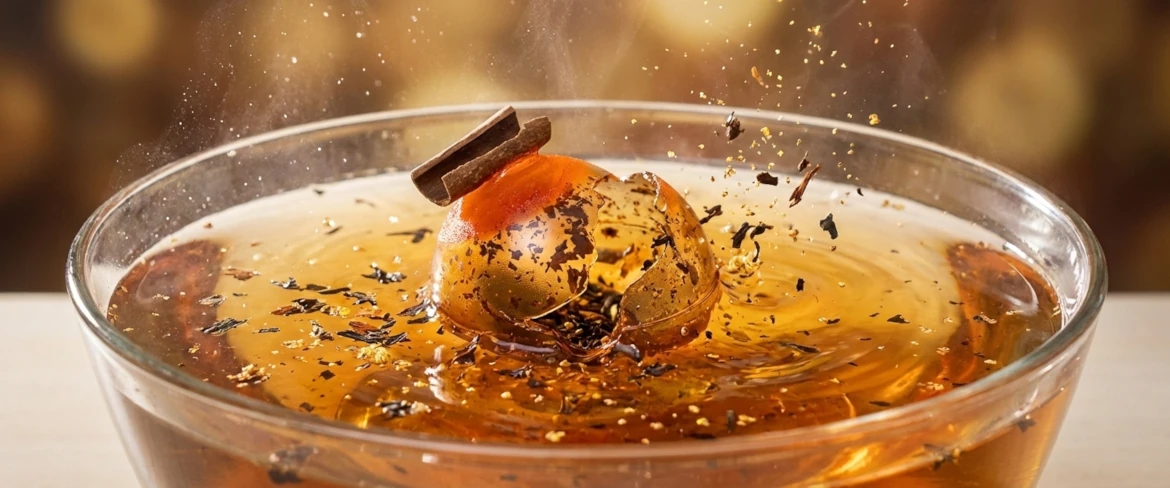 Bombă de ceai solubilă – ceai cristalizat în apă fierbinte