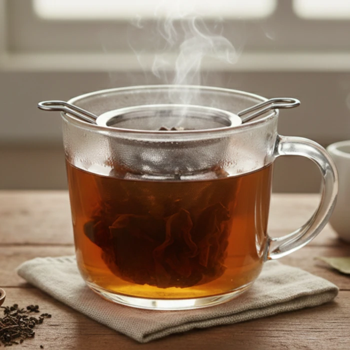 Prepararea ceaiului negru din frunze întregi