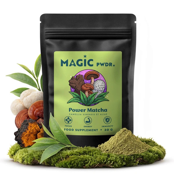 Magic Pwdr Power Matcha amestec de ciuperci