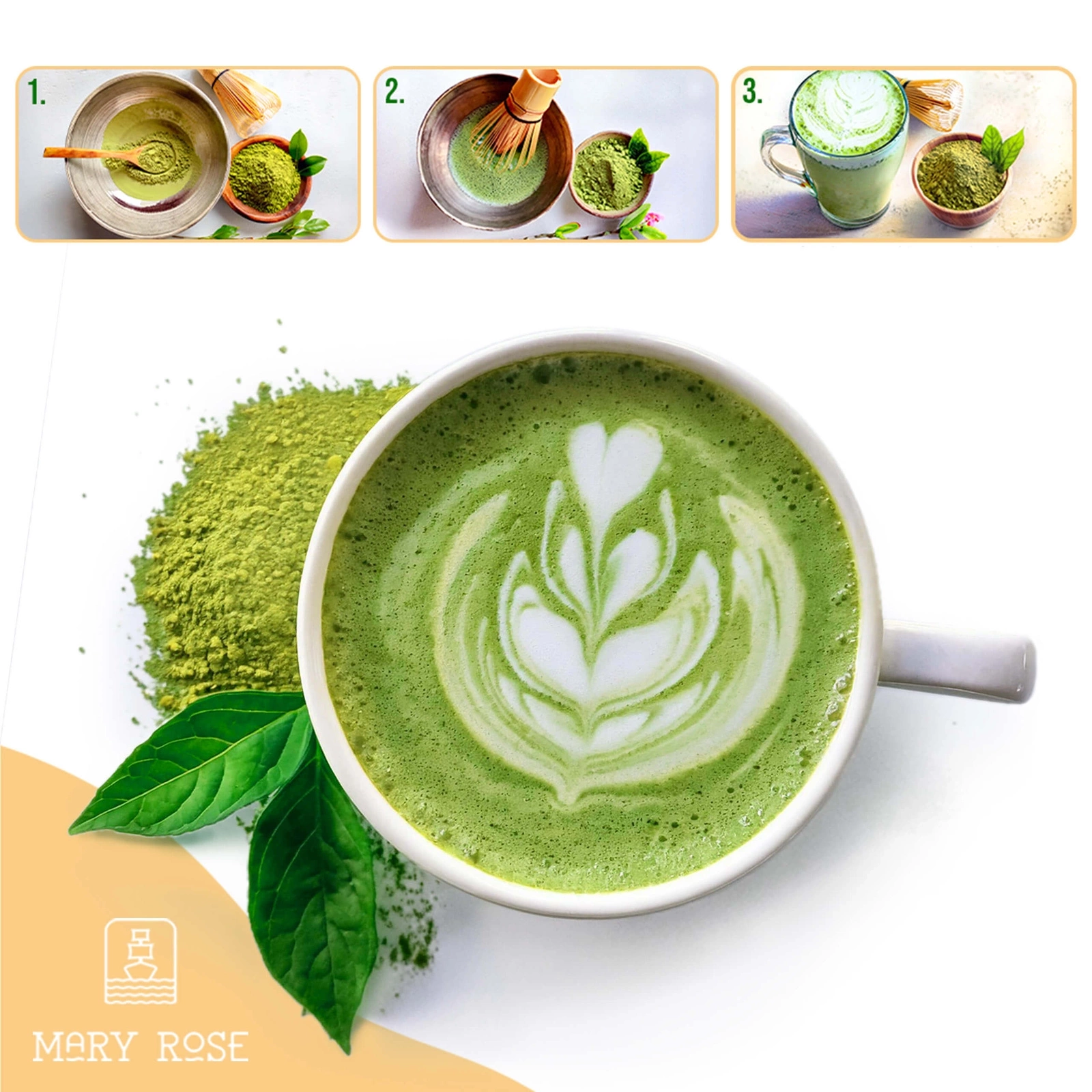 Cum se prepară matcha latte pas cu pas