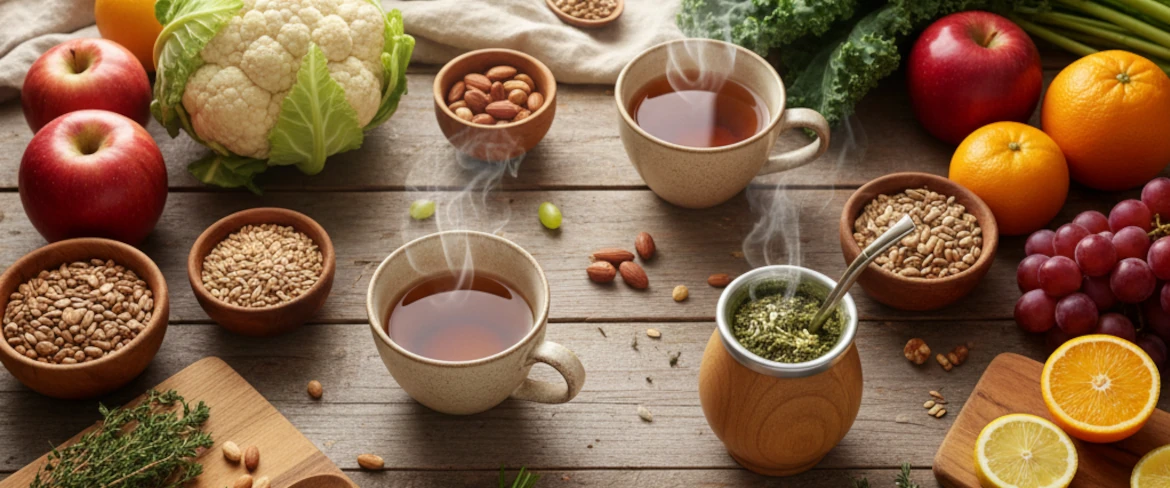 Alimente ecologice și suplimente sănătoase – fructe, plante medicinale, infuzii și produse ecologice fabricate din ingrediente naturale