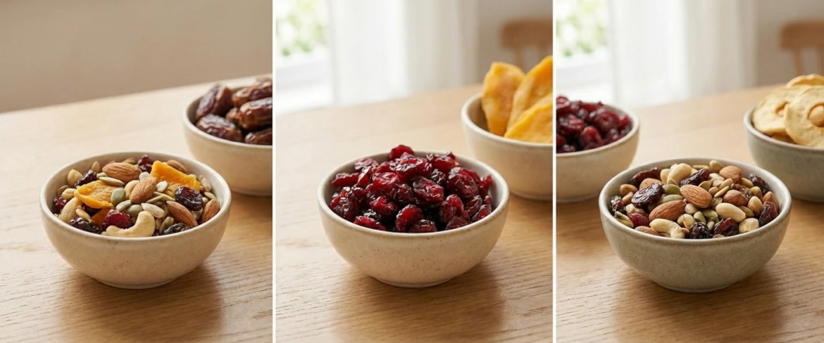 Fructele uscate sunt sănătoase – fructele uscate ca parte a unei diete echilibrate