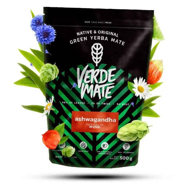 Verde Mate Green Ashwagandha – yerba mate cu verbină de lămâie