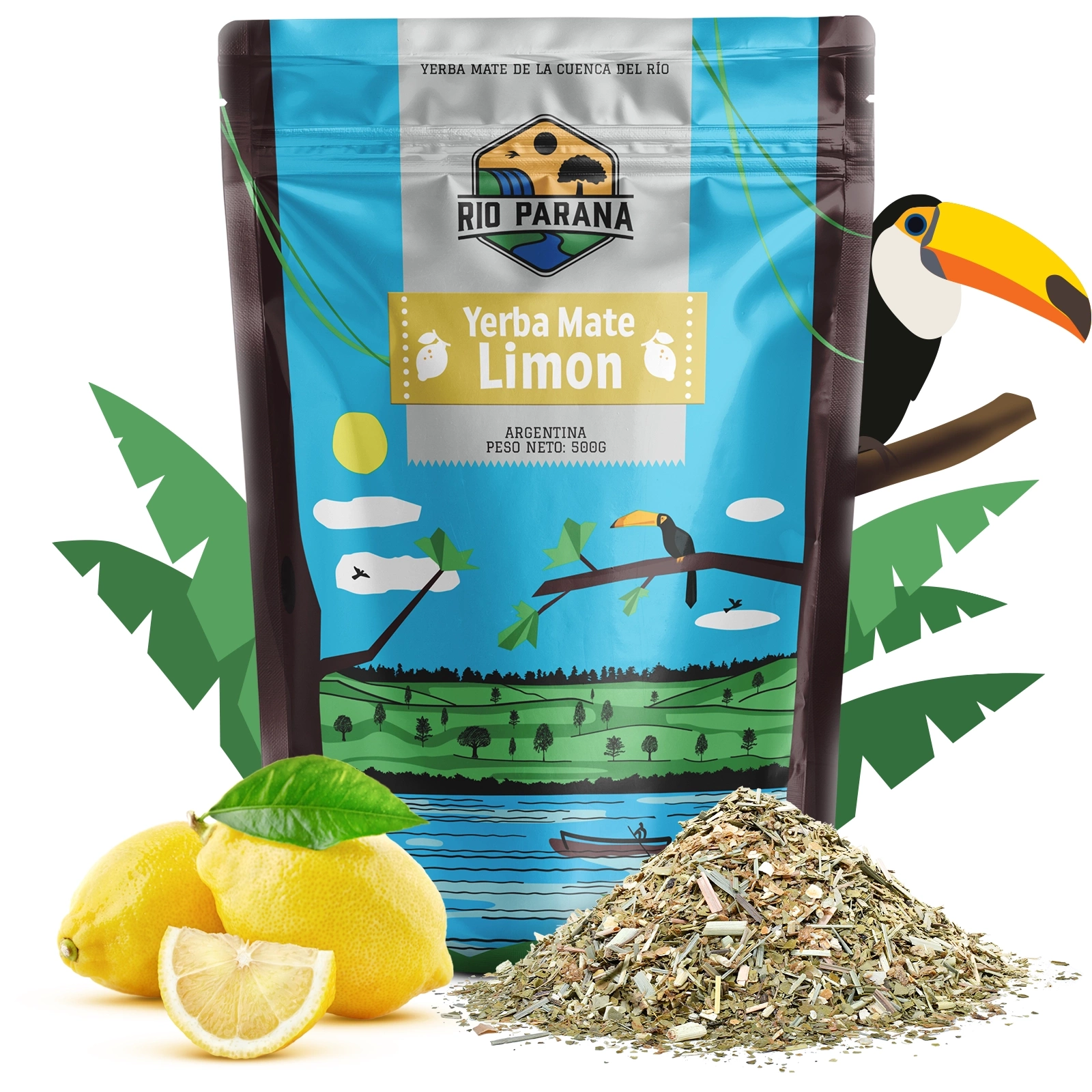 Rio Parana Limon – yerba mate cu aromă de lămâie din Argentina