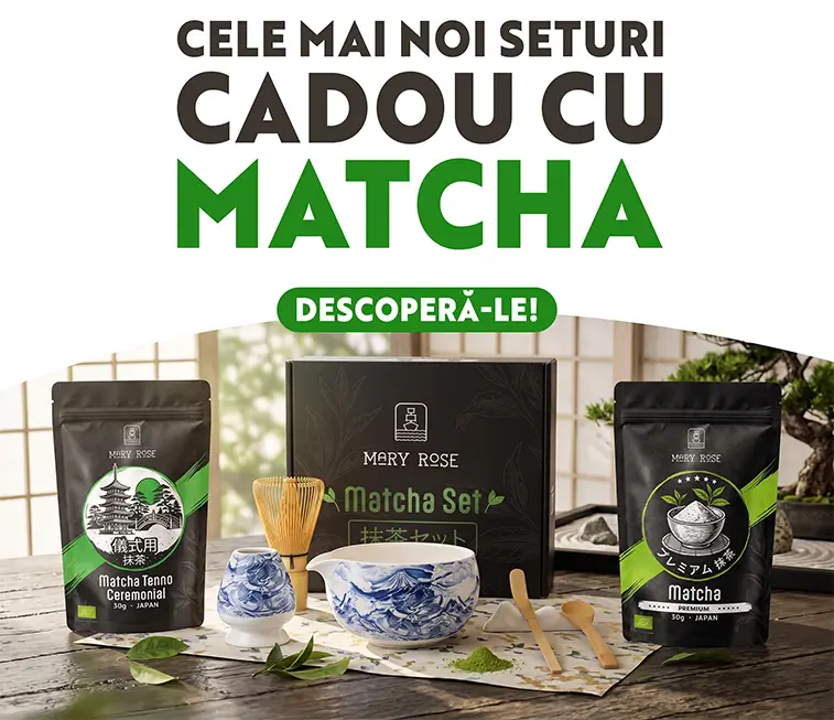 Seturi cadou cu matcha