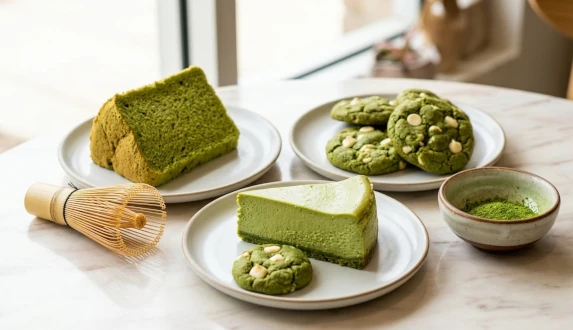 Deserturi matcha - cele mai bune rețete pentru prăjituri matcha, cheesecakes și inspirații dulci