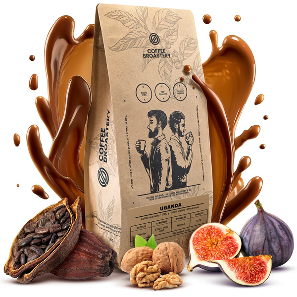 Bro Coffee Roastery - Cafea boabe întreagă Uganda Kanyenye Speciality 1kg