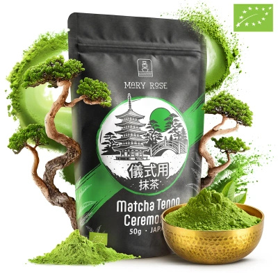 Mary Rose – Ceai verde matcha Tenno japonez (BIO) Ceremonial 50 g