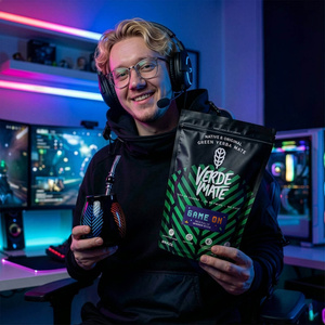 Set de Yerba Mate Verde Mate Game On 400g 0,4kg Calabash + Bombilla