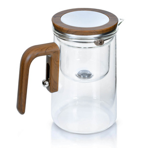 Ceainic din sticlă cu infuzor magnetic Velora 800 ml