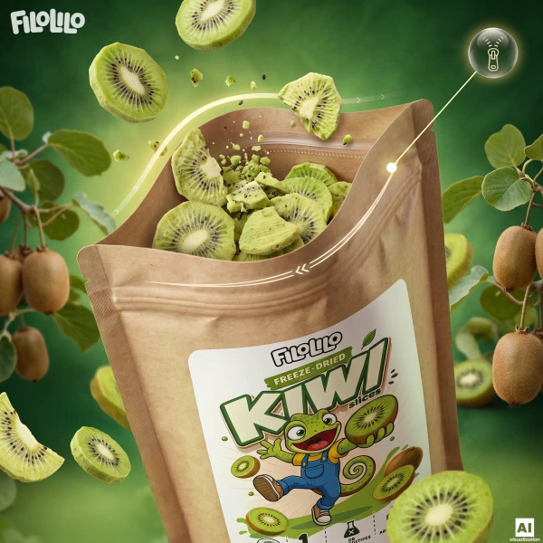 FiloLilo – Kiwi liofilizat (felii) 100 g