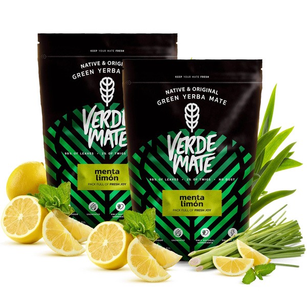 Yerba Verde Mate Green Menta Limon 1000g 1kg