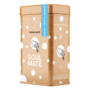 Yerbera – Cutie metalică + Soul Mate Orgánica Frosty Season 0,5 kg