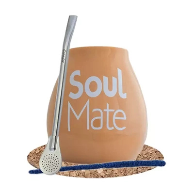 Set de Accesorii pentru Yerba Mate: Calabash + Bombilla