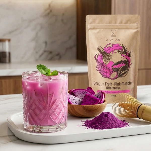 Mary Rose – Pink Matcha Alternative – Fructul dragonului (pudră) 100 g