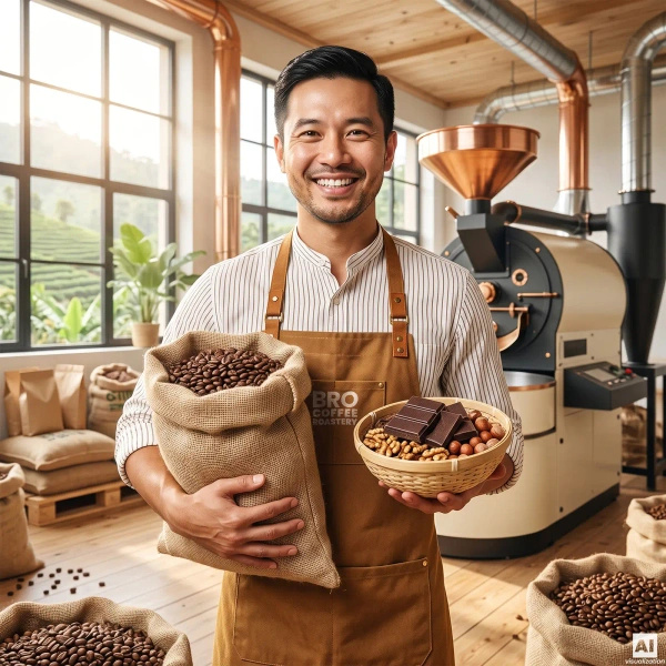 Bro Coffee Roastery – Cafea boabe Pure Crema 400 g