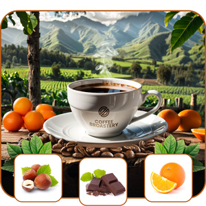 Set cadou Coffee Broastery: cafea Amico dall'Italia + caramele cu lapte cu aromă de cafea + cană