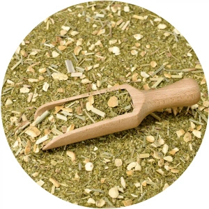 Yerbera – Cutie metalică + Soul Mate Orgánica Menta Limon 0,5 kg