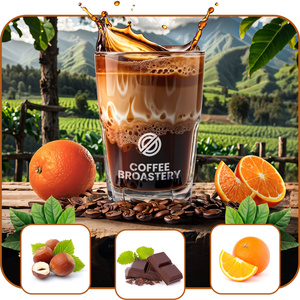 Bro Coffee Roastery - Cafea boabe întreagă Brazil Guaxupe Premium 400g