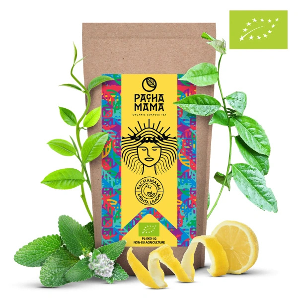 Guayusa Pachamama Menta Limon 100 g (ecologică)