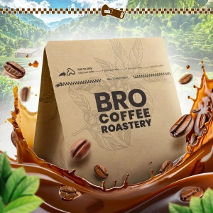 Bro Coffee Roastery – Cafea boabe întreagă Brazil Samba Premium 400g