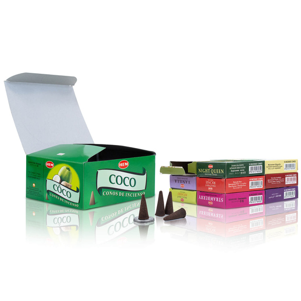 Conuri de tămâie HEM – mix de 12 arome