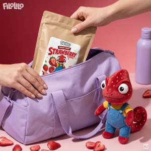 FiloLilo – Căpșuni liofilizate (felii) 100 g