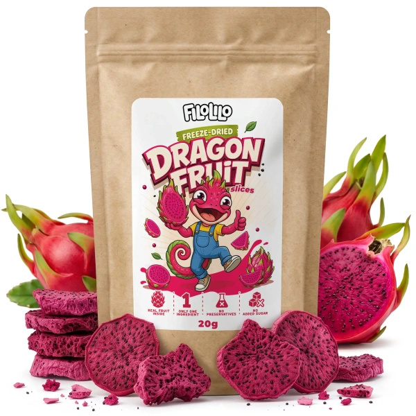 FiloLilo – Fructul dragonului liofilizat (felii) 20 g