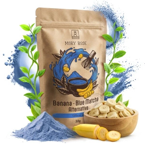 Mary Rose – Blue Matcha Alternative – Banană (pudră) 50 g