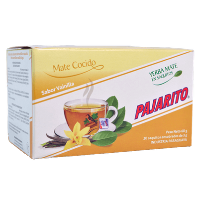 Pajarito Vanilla în pliculețe de ceai 20x3g