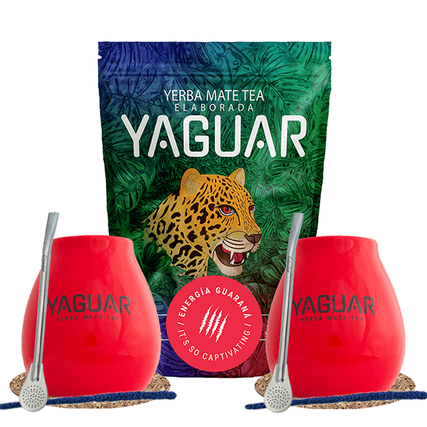 Yerba Mate Set Yaguar Energia 500g
