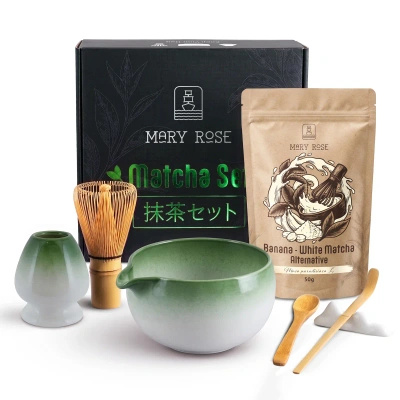 Set cadou pentru prepararea White Matcha
