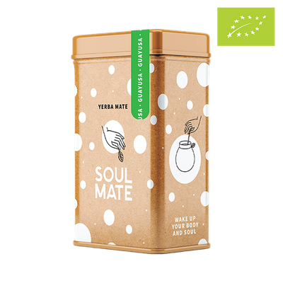Yerbera – Cutie metalică + Soul Mate Orgánica Guayusa 0,5 kg