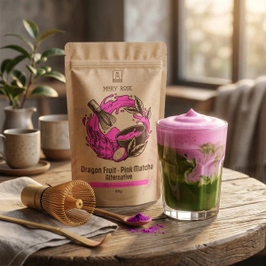 Set pentru Matcha Latte colorat: Matcha + Pink Matcha + accesorii
