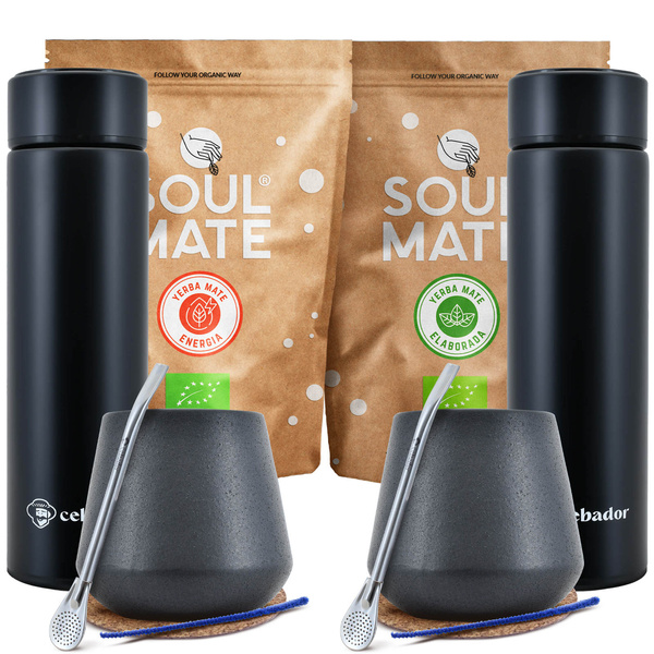 Yerba Soul Mate Thermos set pentru două persoane 1000g