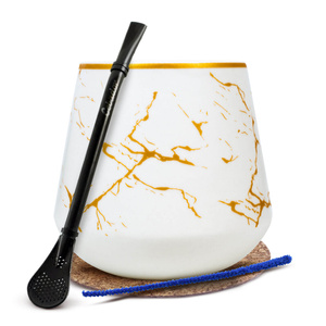 Set de accesorii pentru yerba mate: Tărtăcuță + Bombilla