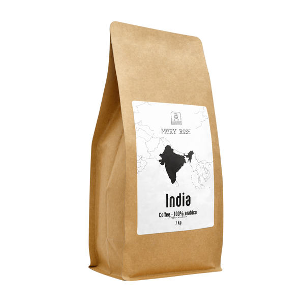 Mary Rose - cafea boabe întregi India Karnataka premium 1kg