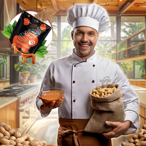 Nustino – Unt de arahide pudră – Salted Caramel (fără zahăr adăugat) 400 g