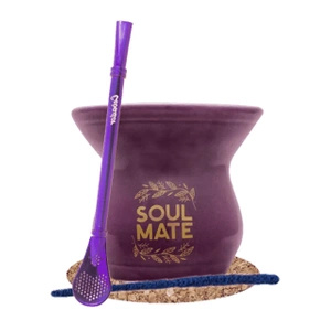 Set de Accesorii Yerba Mate: Calabash + Bombilla