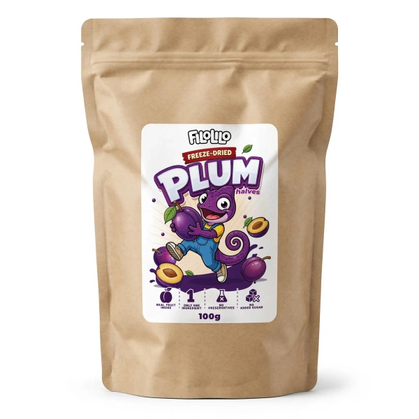 FiloLilo – Prune liofilizate (jumătăți) 100 g