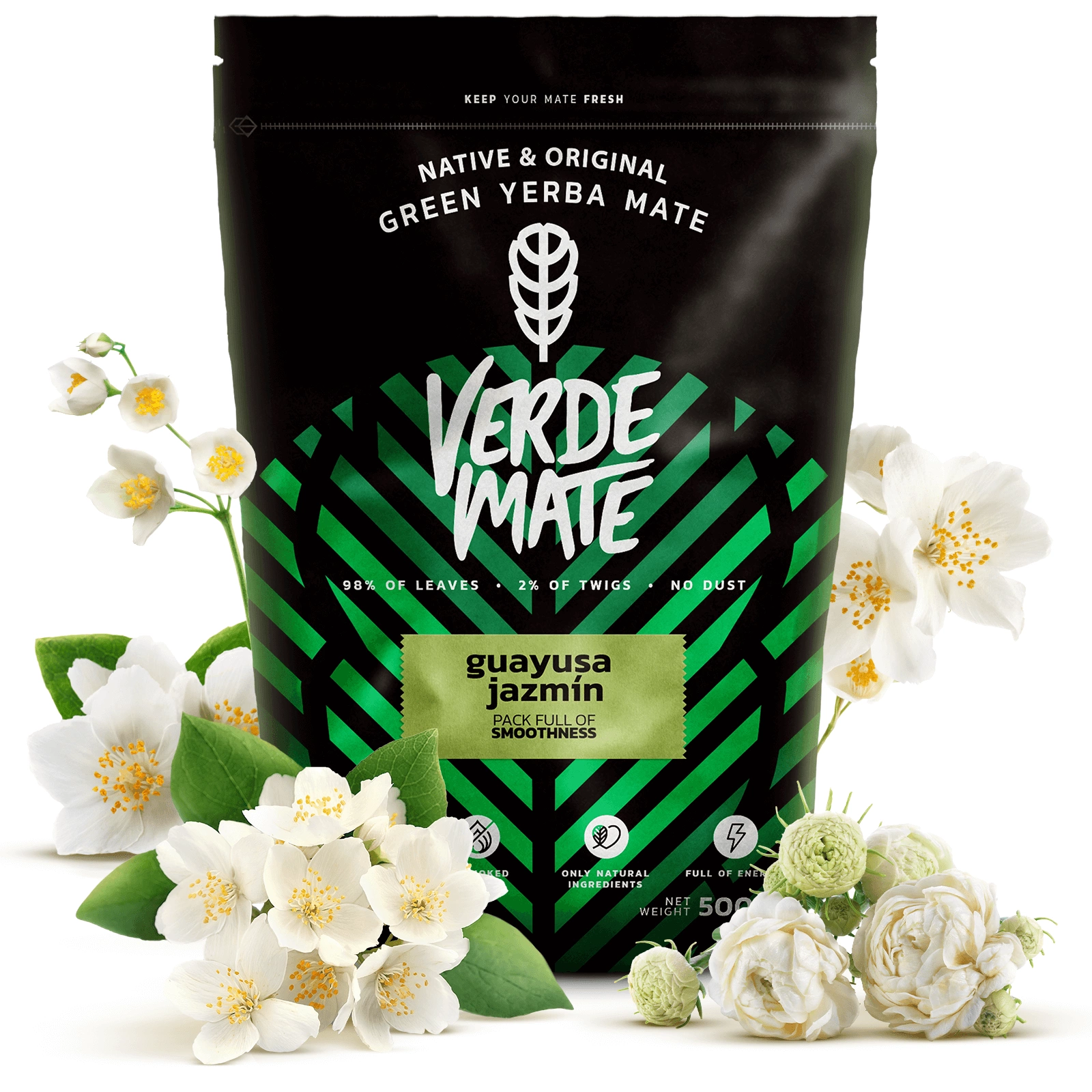 Verde Mate Green Guayusa Jazmín - packaging