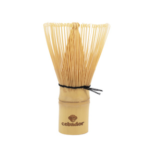 Set de accesorii pentru ceai matcha din bambus: telul chasen + lingura chashaku + lingura