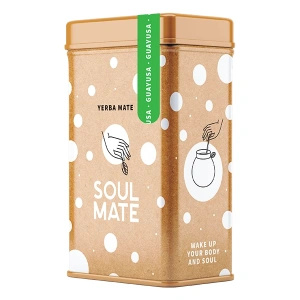 Yerbera – Cutie metalică + Soul Mate Orgánica Guayusa 0,5 kg