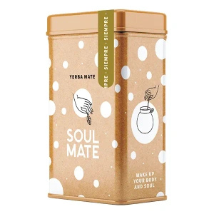 Yerbera – Cutie metalică + Soul Mate Orgánica Siempre 0,5 kg