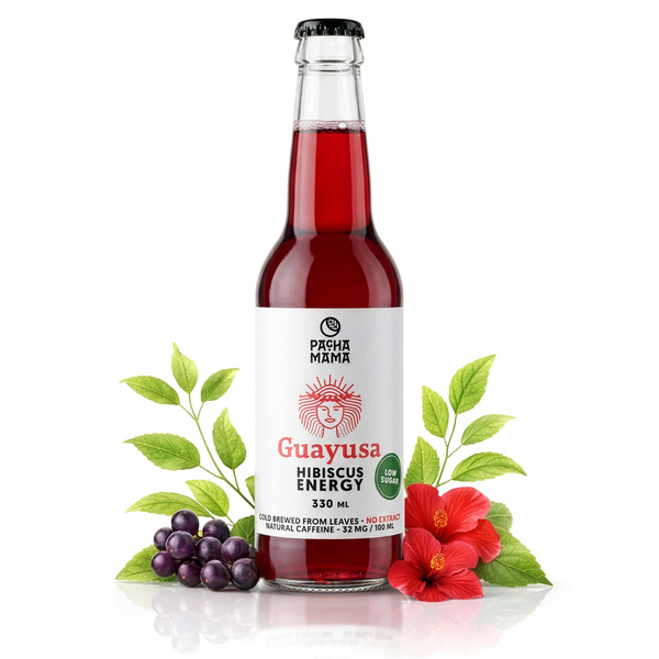 Guayusa Pachamama Cold Brew – Hibiscus Energy 330 ml