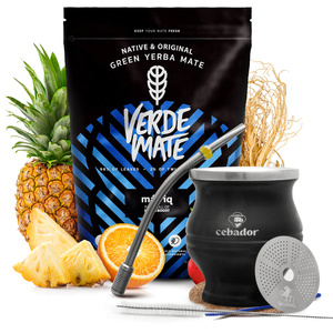 Kitul de Yerba Verde Mate Mas IQ 0,5kg + TermoColador