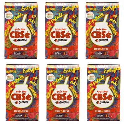 Yerba Mate CBSe Energia cu Guarana 6x500g (3kg)