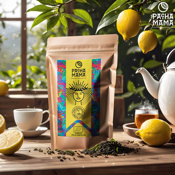 Guayusa Pachamama Menta Limón - guayusa certificată organic - 100g