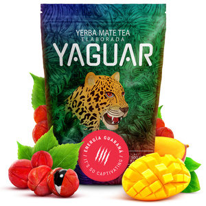Set de Yerba Mate Yaguar 500g 0,5kg Yerbomos XL + Calabash + Bombilla