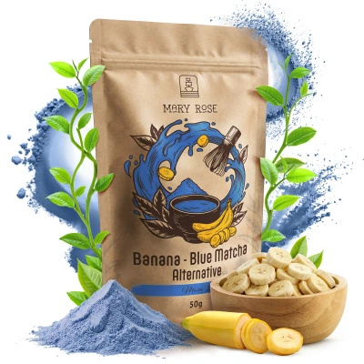 Mary Rose – Blue Matcha Alternative – Banană (pudră) 50 g